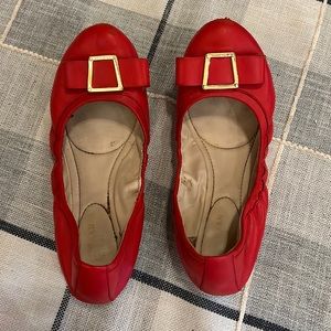 Cole Haan Red Flats
